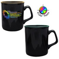 10 Oz. Titan with Halo Mug - 4 Color Process (Black/Green)